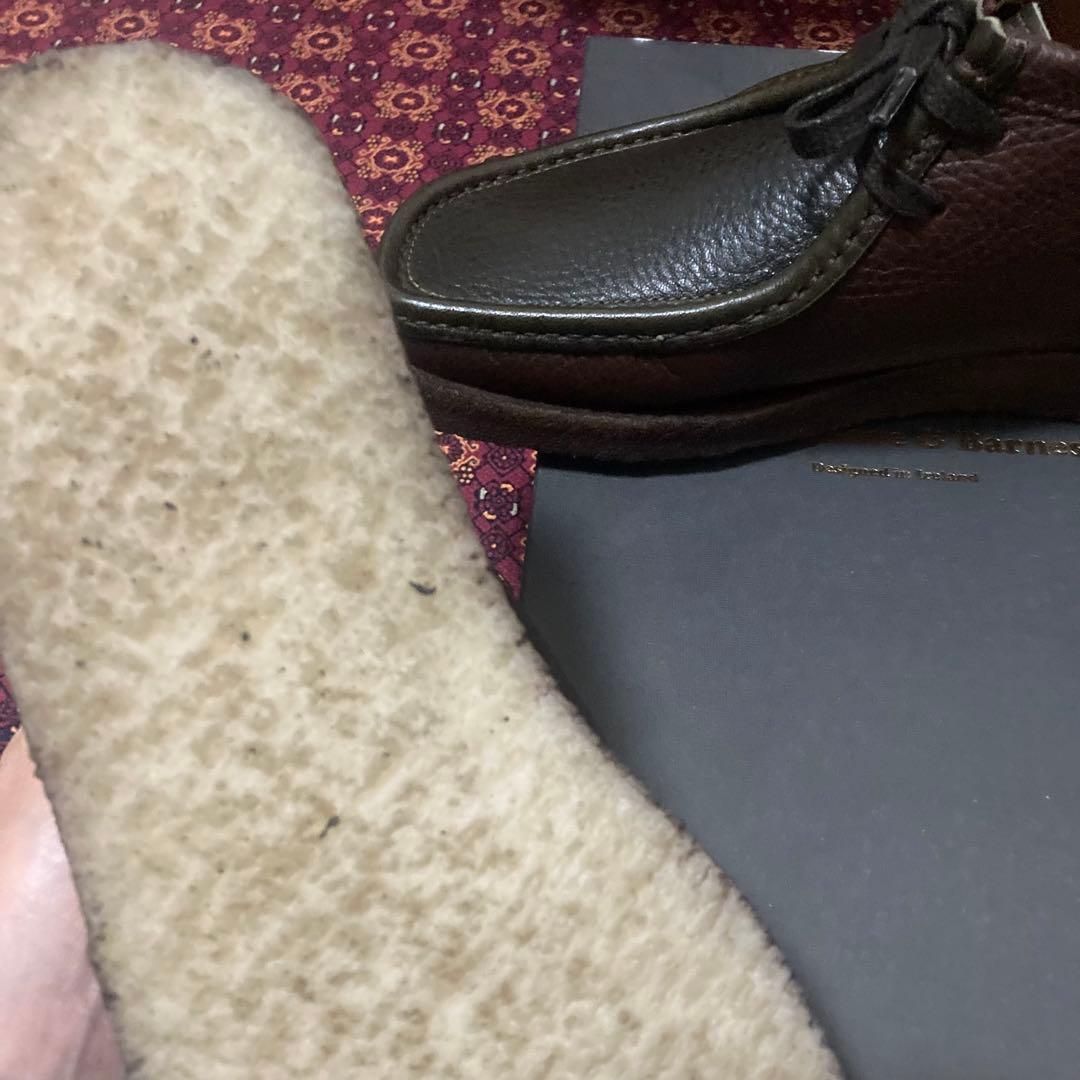 【新品未使用】padmore&barnes ワラビーシューズ／サイズ5