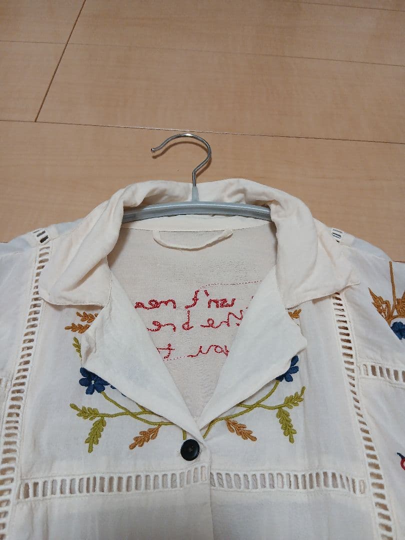 トップス todayful embroidery patchwork shirts