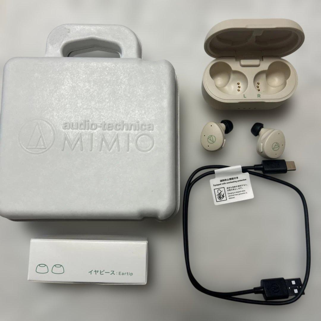 オーディオテクニカ　ミミオ MIMIO ヒアリングアシストイヤホン　試用のみ
