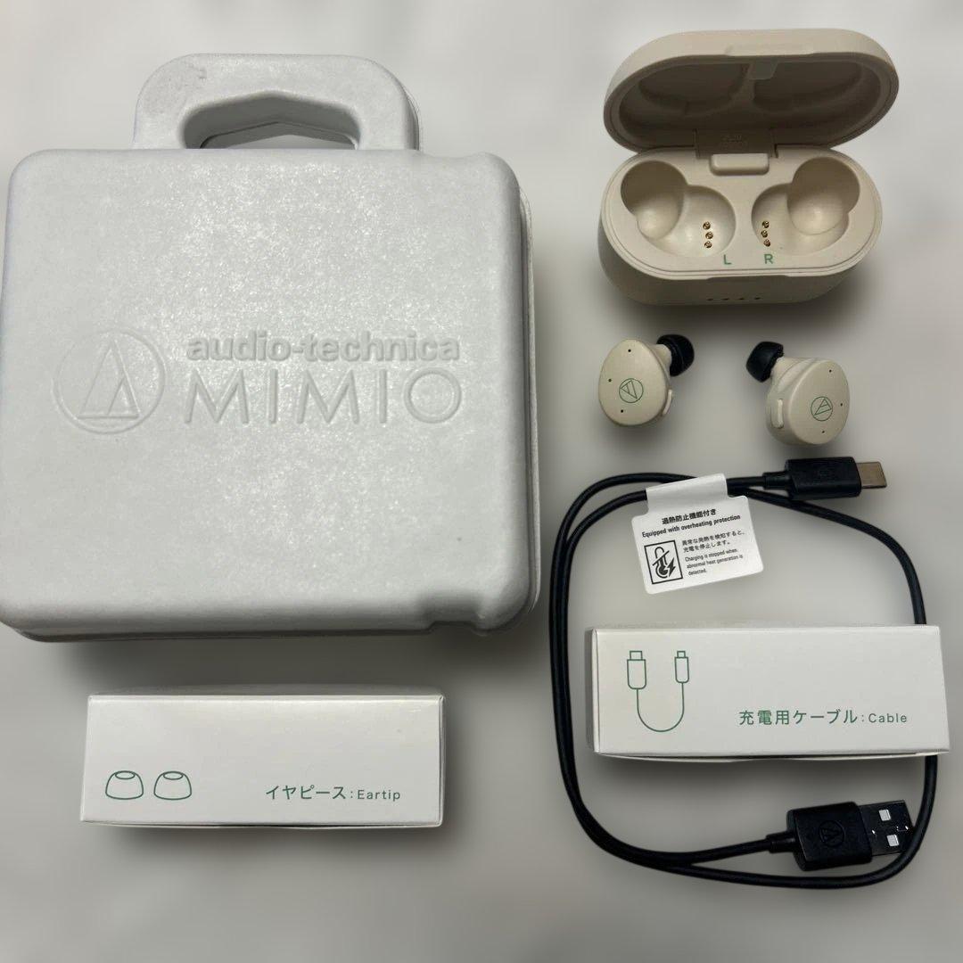 オーディオテクニカ　ミミオ MIMIO ヒアリングアシストイヤホン　試用のみ