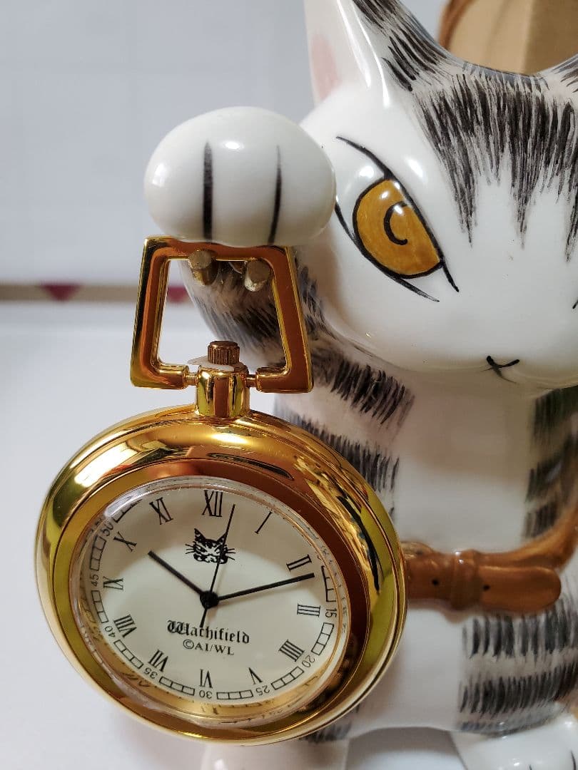 わちふぃーるど ダヤン トランク置時計 Waltherfield 新品 未使用