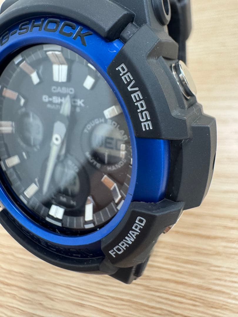 動作品 カシオ Gショック GAW-100B-1A2JF 電波ソーラー腕時計