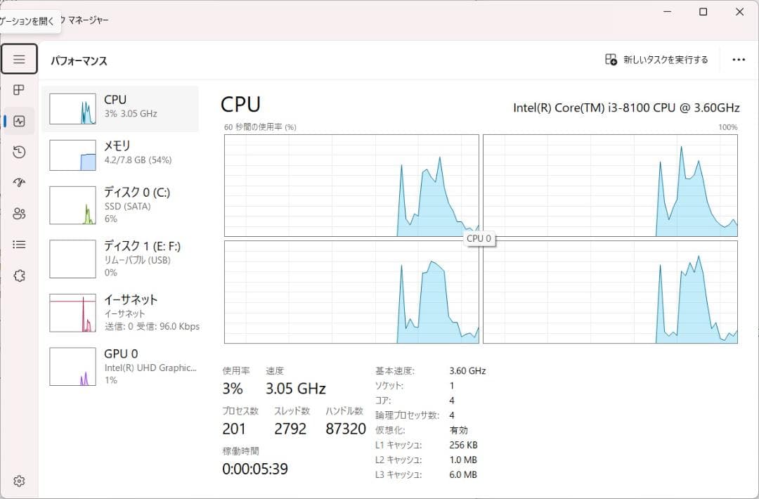 SSD1TB デルInspiron 3470 Win11/i3/8GB フル装備
