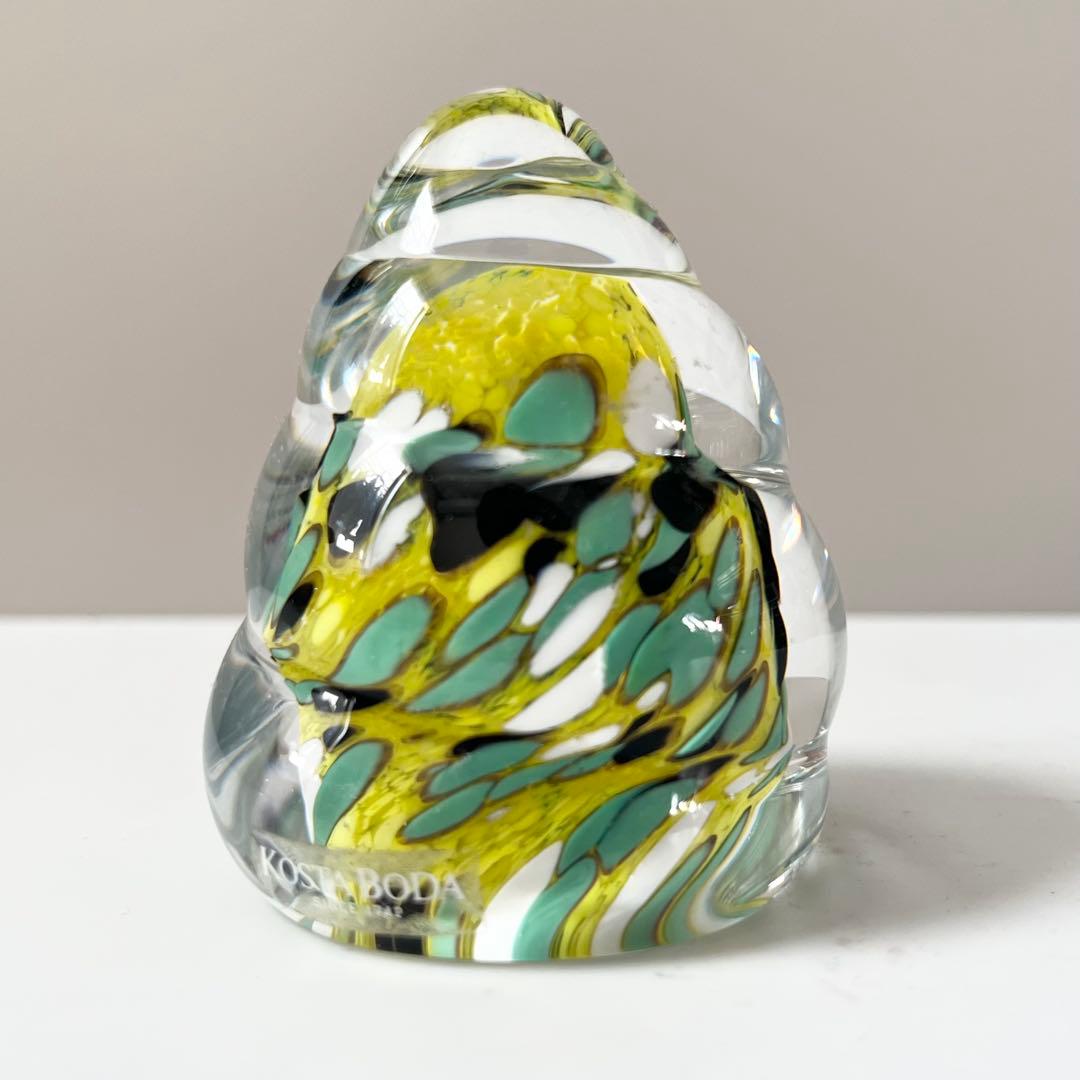 KOSTA BODA コスタボダ　ガラス　オブジェ　ペーパーウェイト　置物