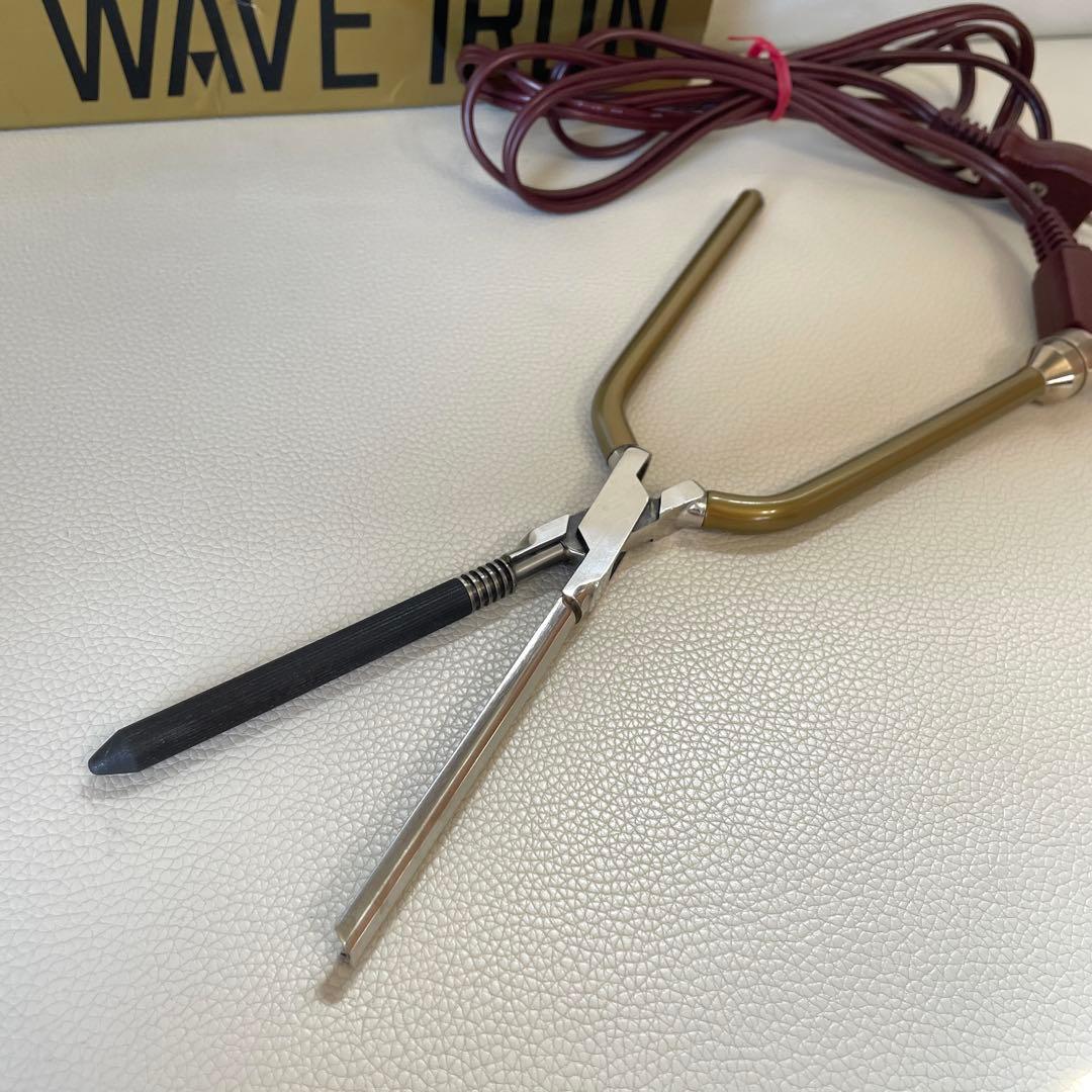 理容★完動品★【8mm】ミューウエーブ遠赤コンピューターアイロンHAKKOR八光