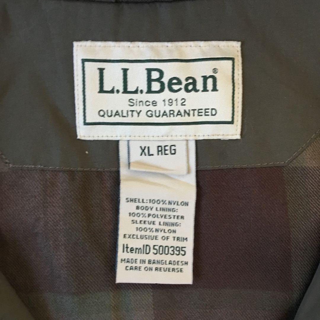 美品「XL」LLBean/ウォームアップジャケット/ナイロンジャケット
