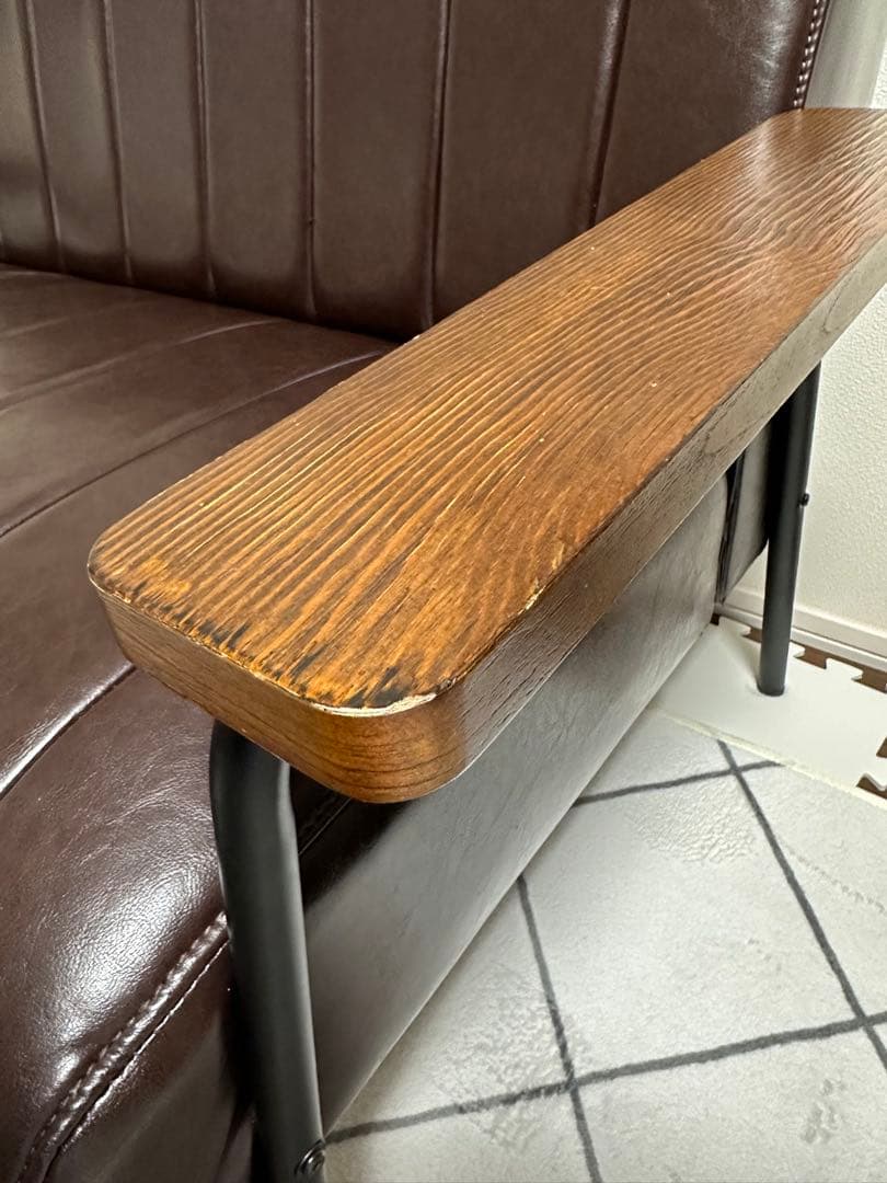 ⭐︎送料込み⭐︎ニトリ/2人掛けソファ 合成皮革ソファ