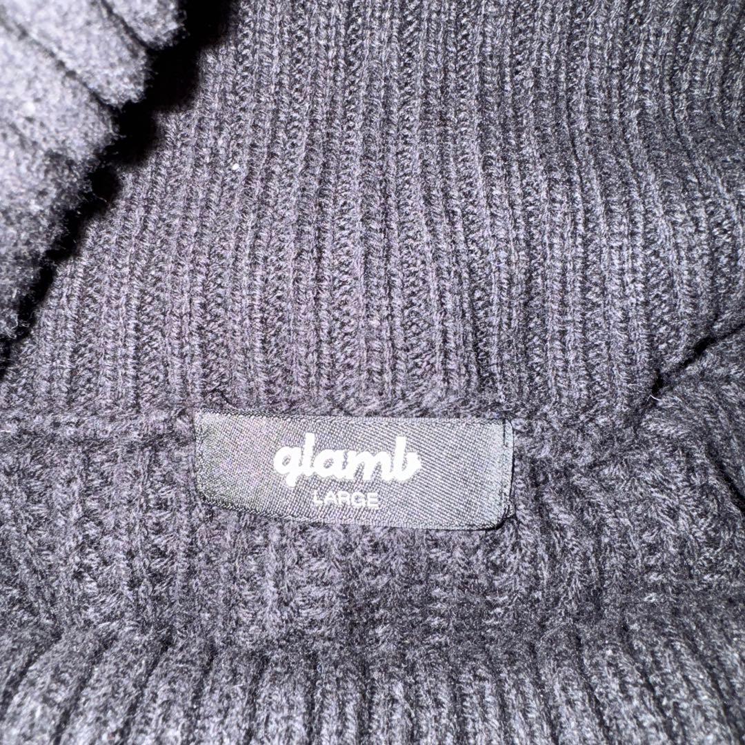 glamb グラム Lips and Song Turtle Knit ブラック