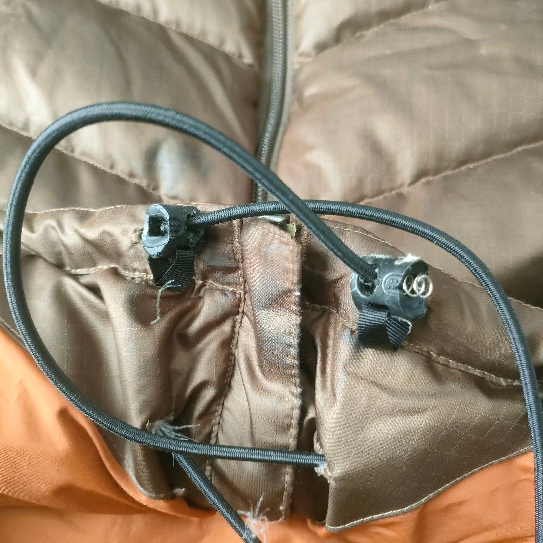 Patagonia ダウンジャケット ブラウン メンズS フーデッド パイプ