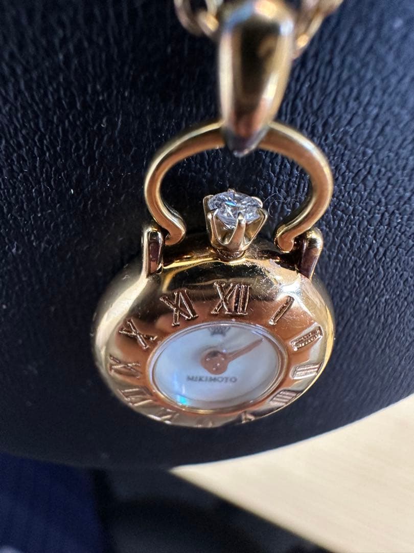 『◆WH-3909◆』MIKIMOTOミキモト☆ペンダントウォッチリューズダイヤ