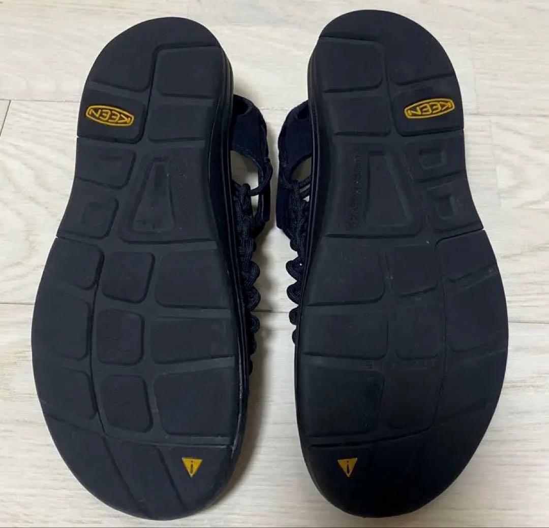 【美品】KEEN UNEEK（ユニーク）ウィメンズ25cm ブラック