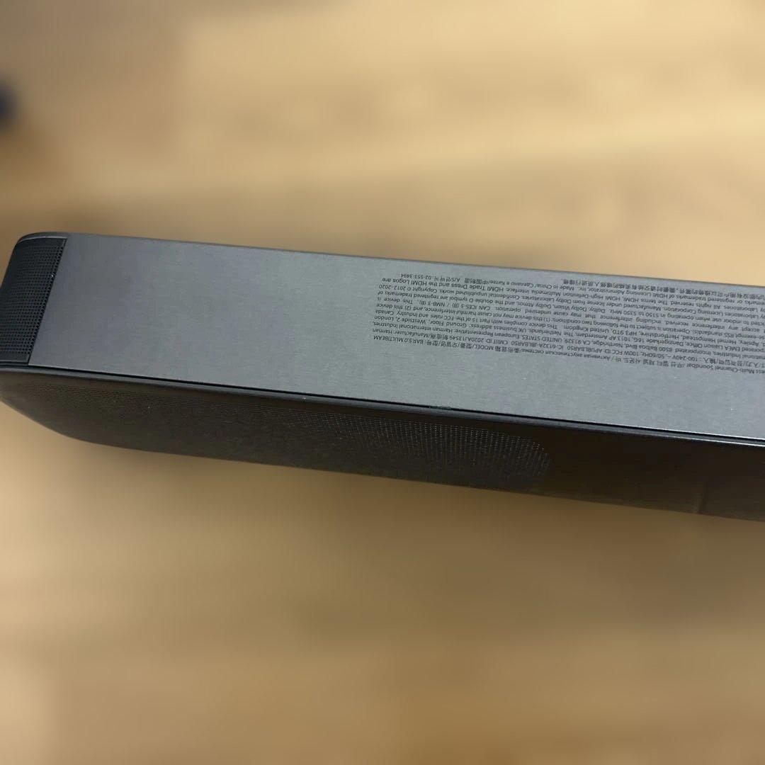 【極美品】JBL BAR 5.0 MultiBeam サウンドバー　リモコン付属