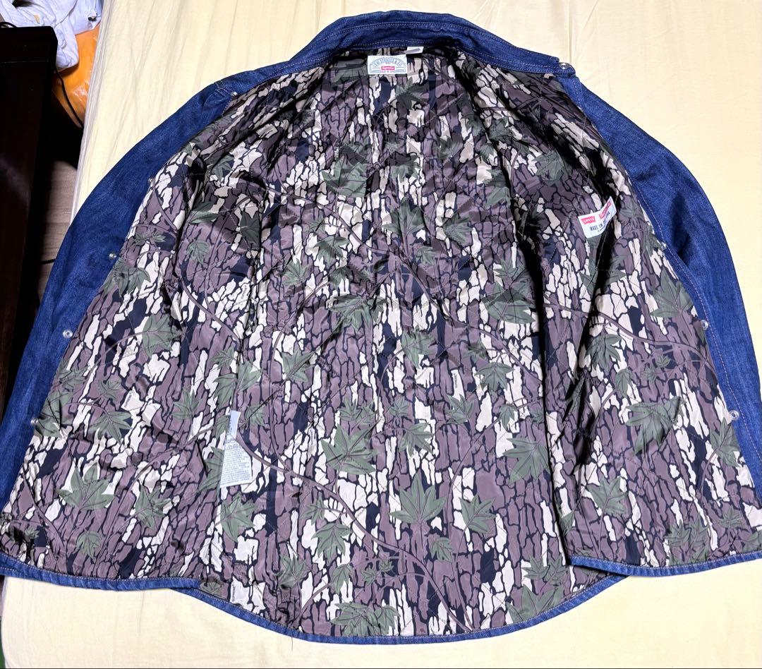 r*︎様 LEVI’S×Supremeデニムウエスタンシャツ 希少