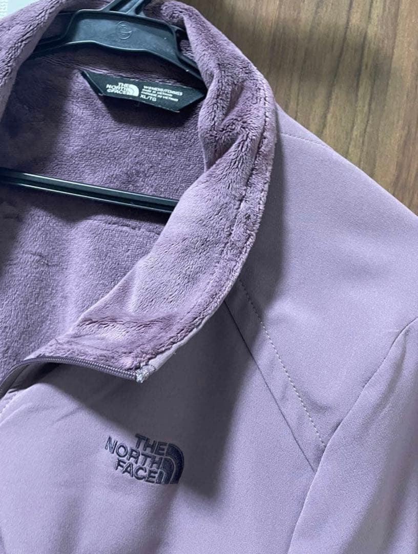 THE NORTH FACE フリースジャケット XL パープル 古着 ノース