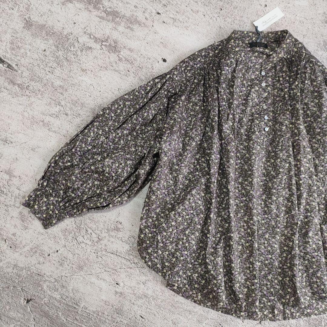 24SS 新品　HUG Ō WäR　LIBERTY　ギャザープルオーバーブラウス