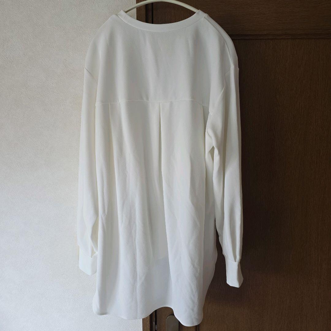 新品タグ付 ビアズリー Tブラウス ホワイト フリーサイズ