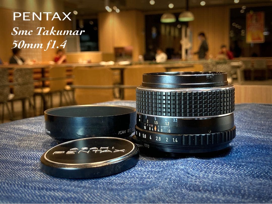 完動品＊美品＊pentax spf&名玉smc f1.4★作例多数★初期保証付き