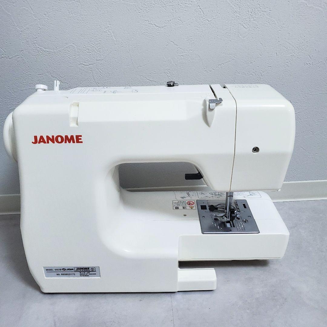 【未使用】ジャノメ フットコン付 ロックカッター内蔵ミシン N-736EX