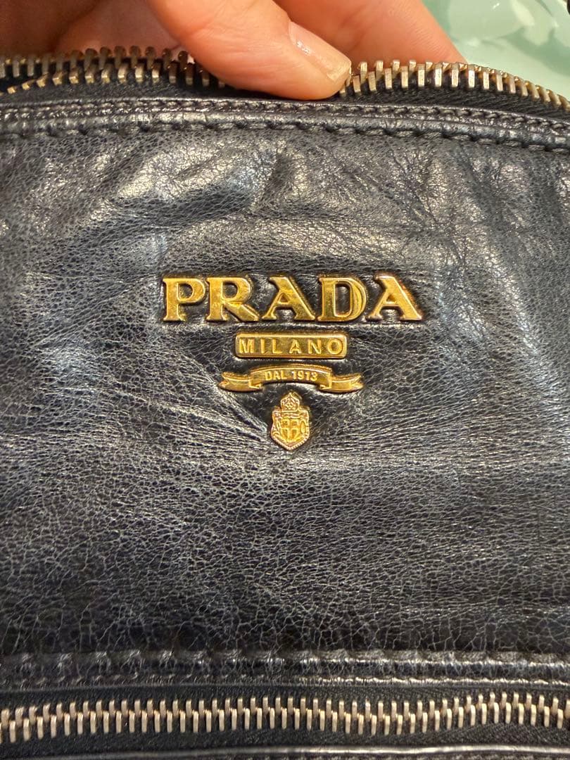 プラダ/SECCHIELLO IN PELLE GLACE'CALE