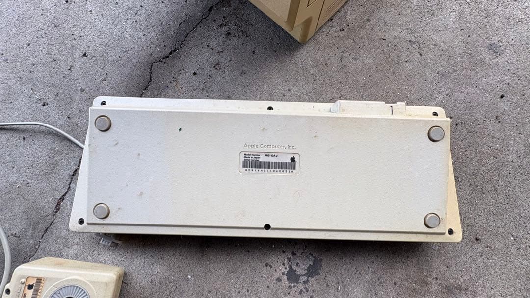 Macintosh Plus M0001A 起動確認済み