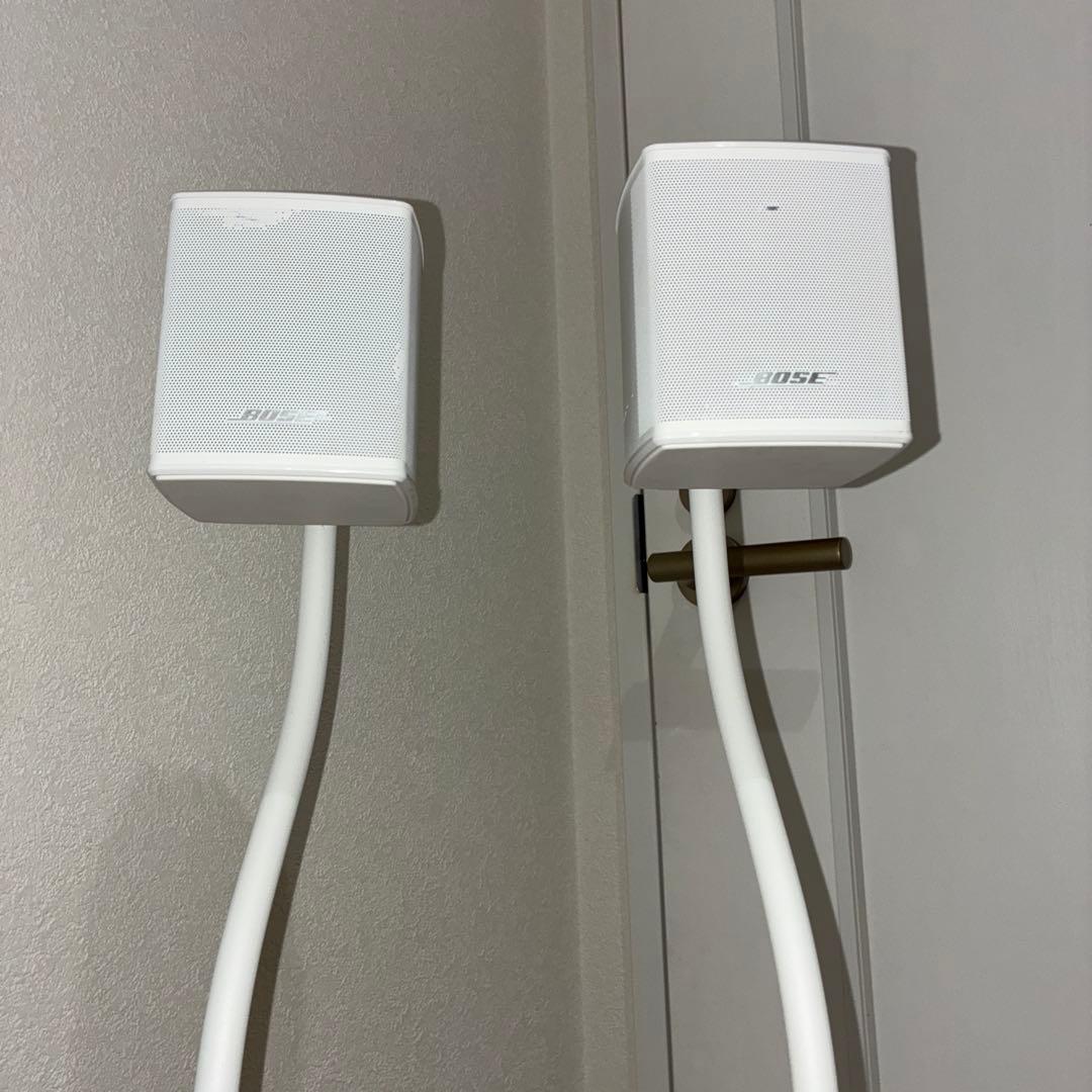 希少ホワイト　スタンド付き　BOSE サラウンドSPEAKERS サウンドバー