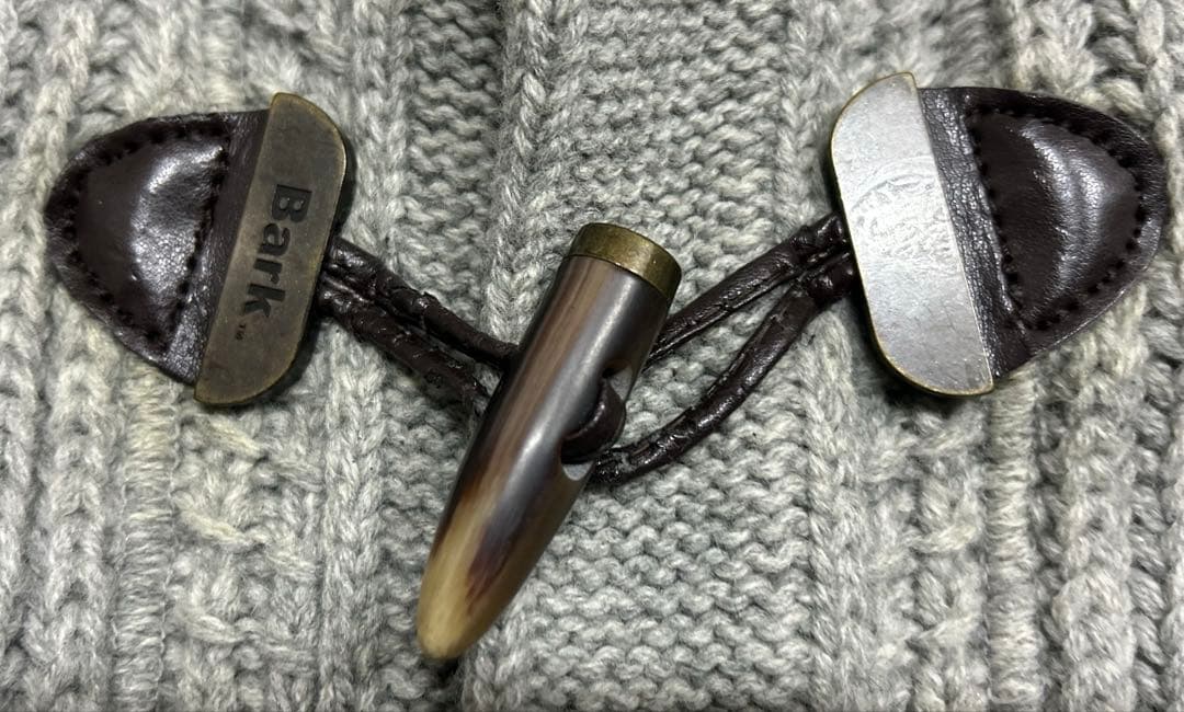 quattro2345 Bark ビームス別注ニットダッフルコート裏付き