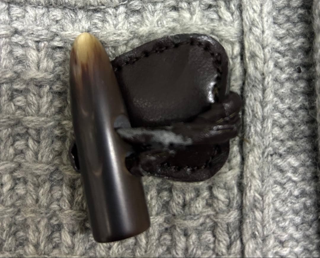 quattro2345 Bark ビームス別注ニットダッフルコート裏付き