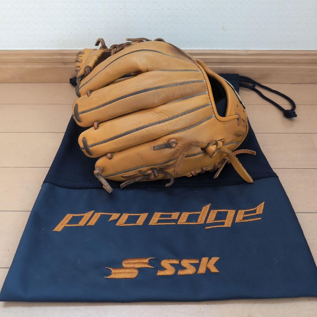 SSK proedge 軟式グローブ 内野手用 収納袋付き