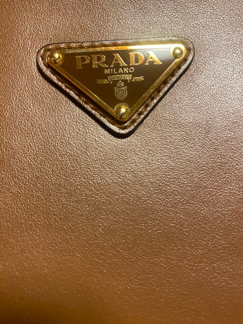 ☆PRADA ブラウンレザー バック☆