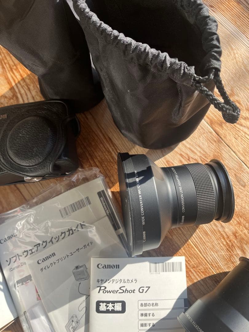 Canon PowerShot G7 コンパクトデジタルカメラ　付属品多数