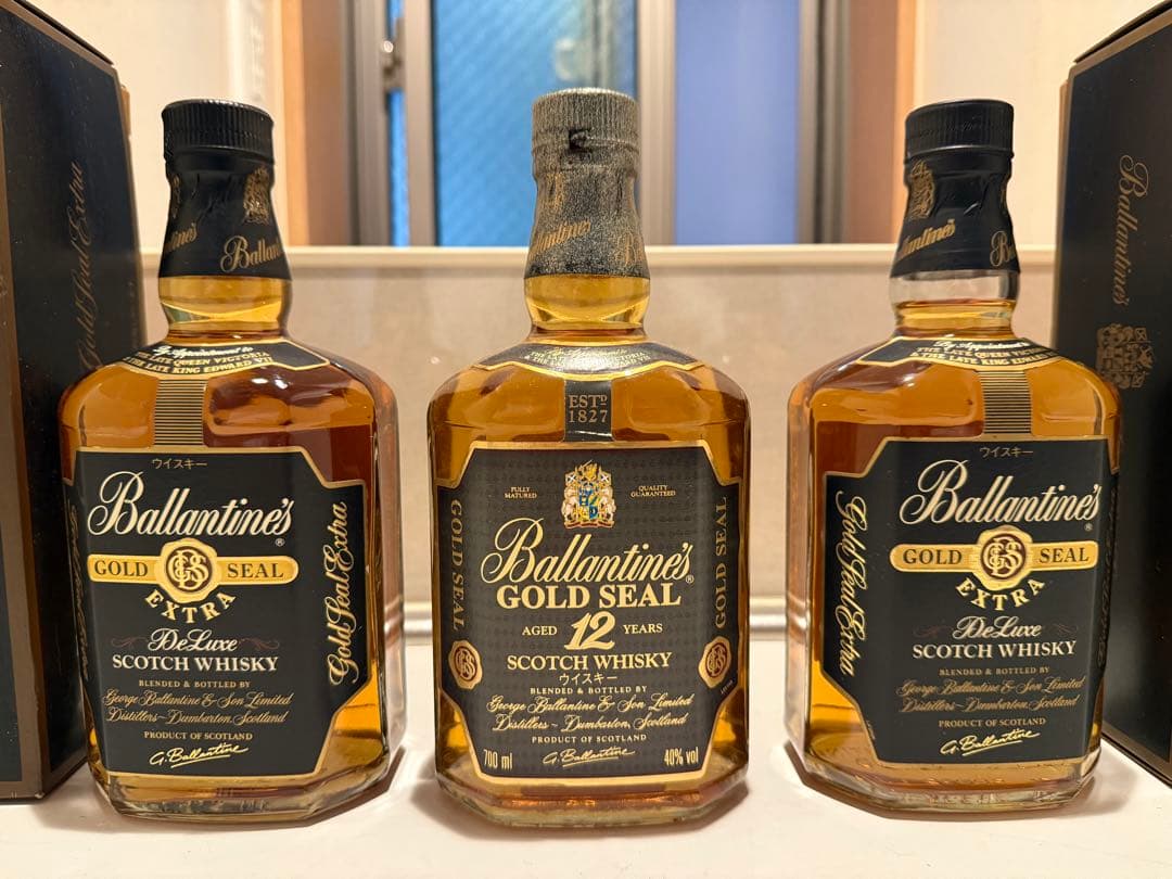 Ballantine's Gold Seal 2点　12年 1点ウイスキー 古酒