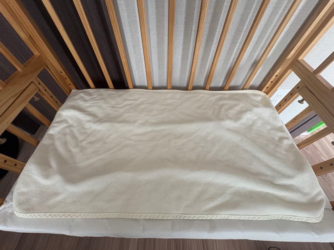 大和屋　そいねーるプラスムーブ　ベビーベッド　ナチュラル＋寝具セット