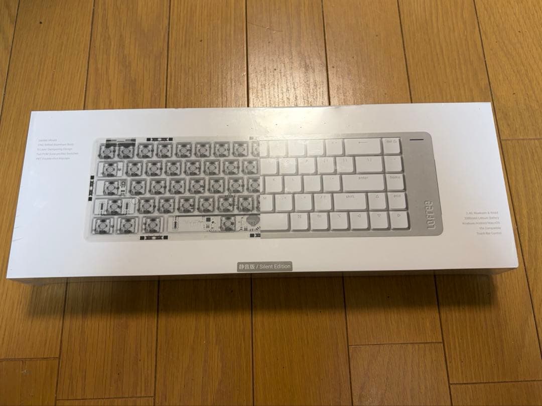 新品Lofree flow2 68キー Sliver ホワイト 静音ピンク軸