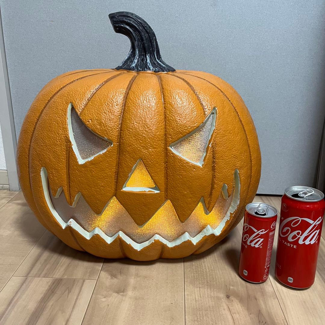 【特大】ハロウィン　カボチャ　LEDライト　センサー　トーキング　コストコ