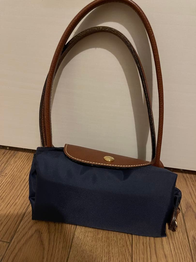 Longchamp ルプリアージュ 2605 089ネイビー トートM