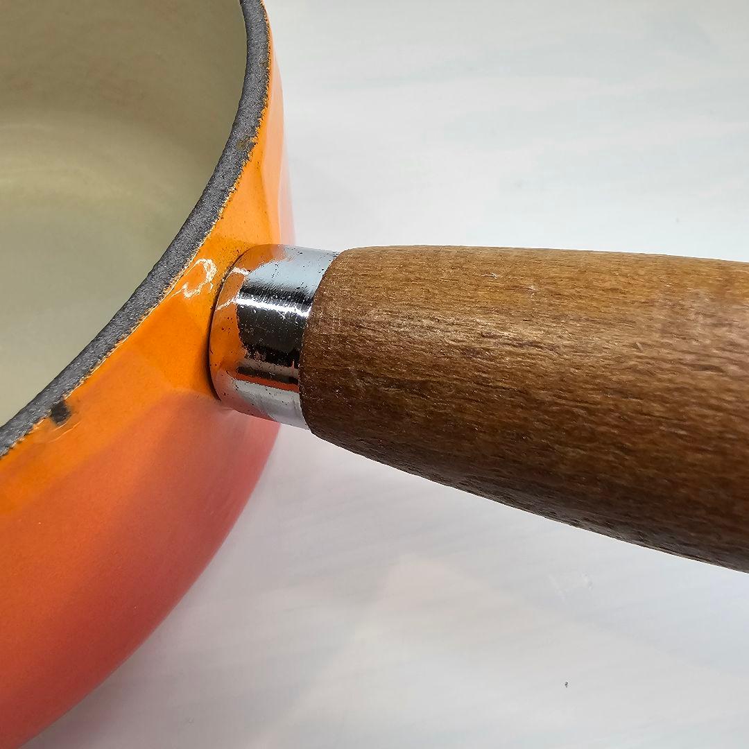 廃盤 ル・クルーゼ LE CREUSET ウッドハンドル ソースパン 18cm