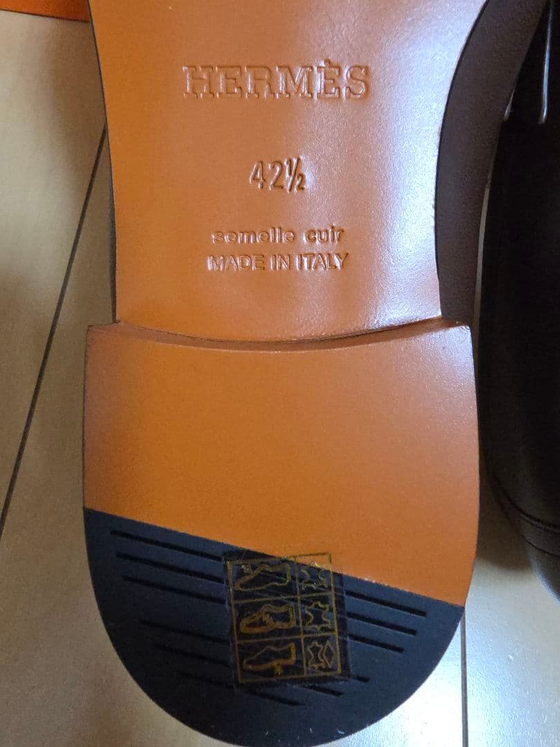 エルメス メンズ モカシン新品未使用 27.5cmサイズ