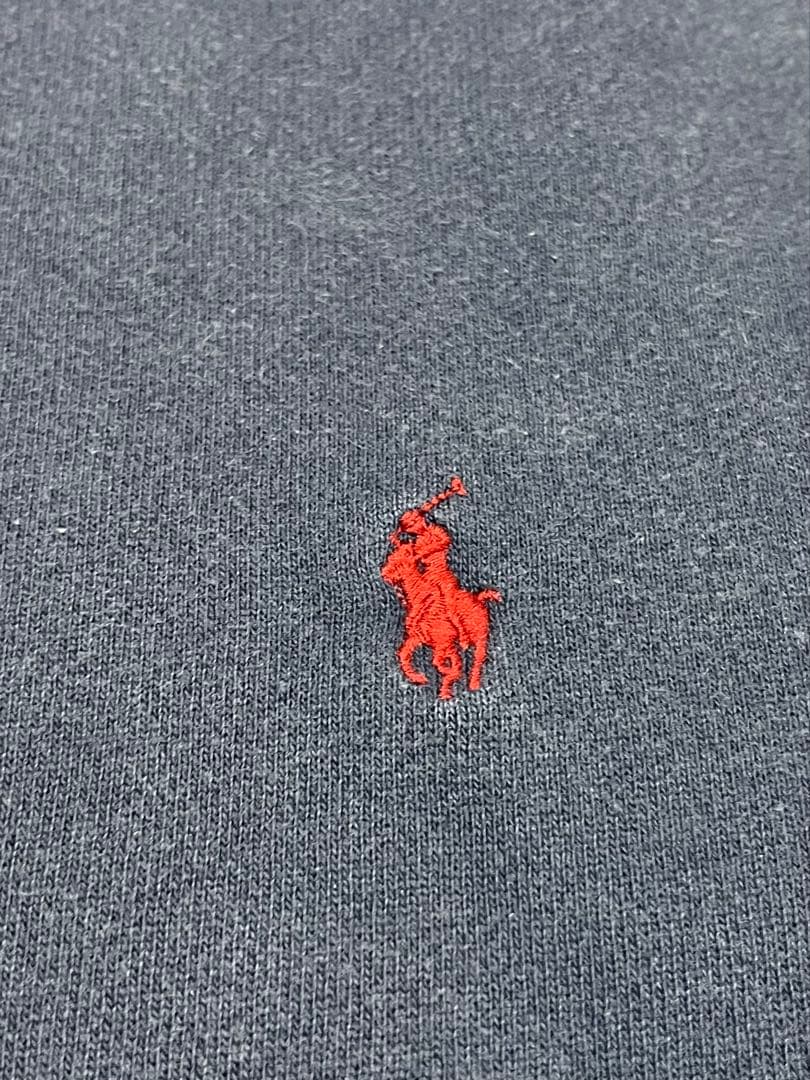 90s Polo Ralph Lauren茄子紺　トレーナー スウェット　M