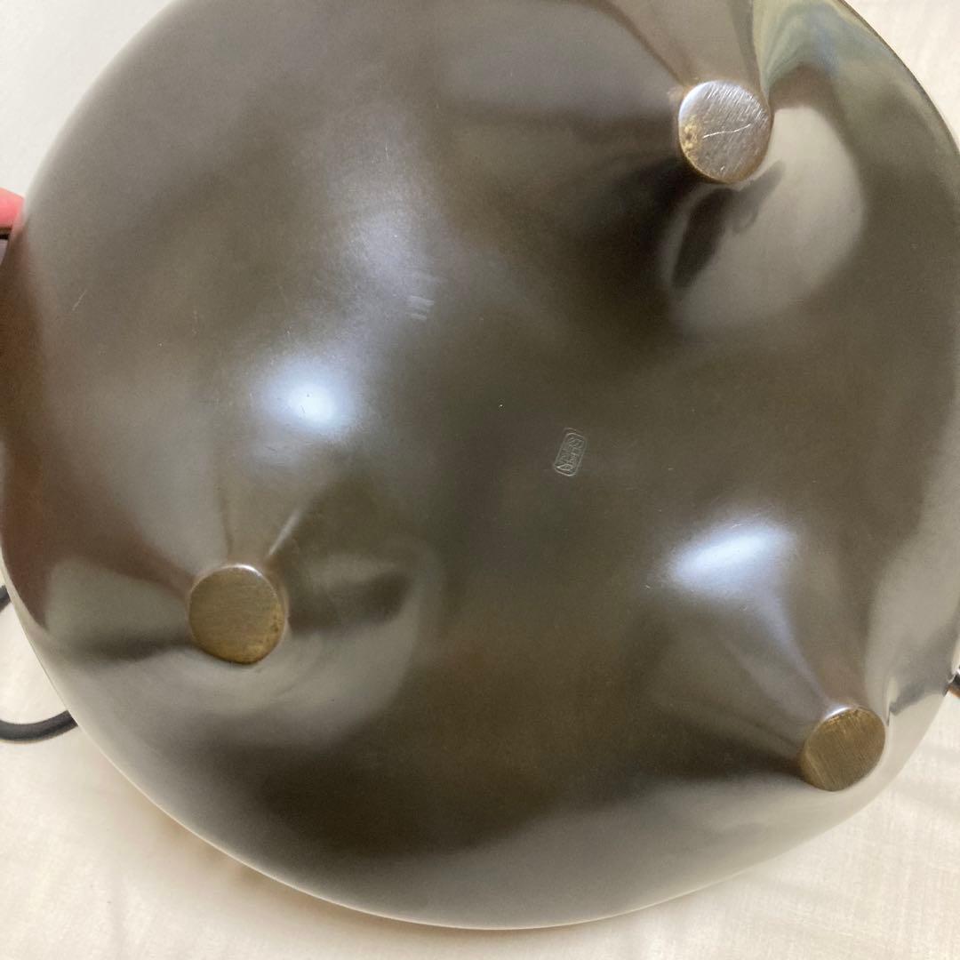 茶道具　金森紹栄　風炉　鬼面風炉　鋳物　工芸品