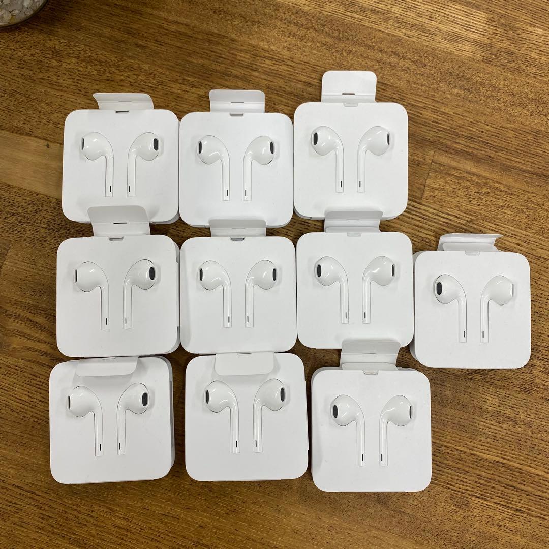 新品未使用 iPhone 純正イヤホン10個セット