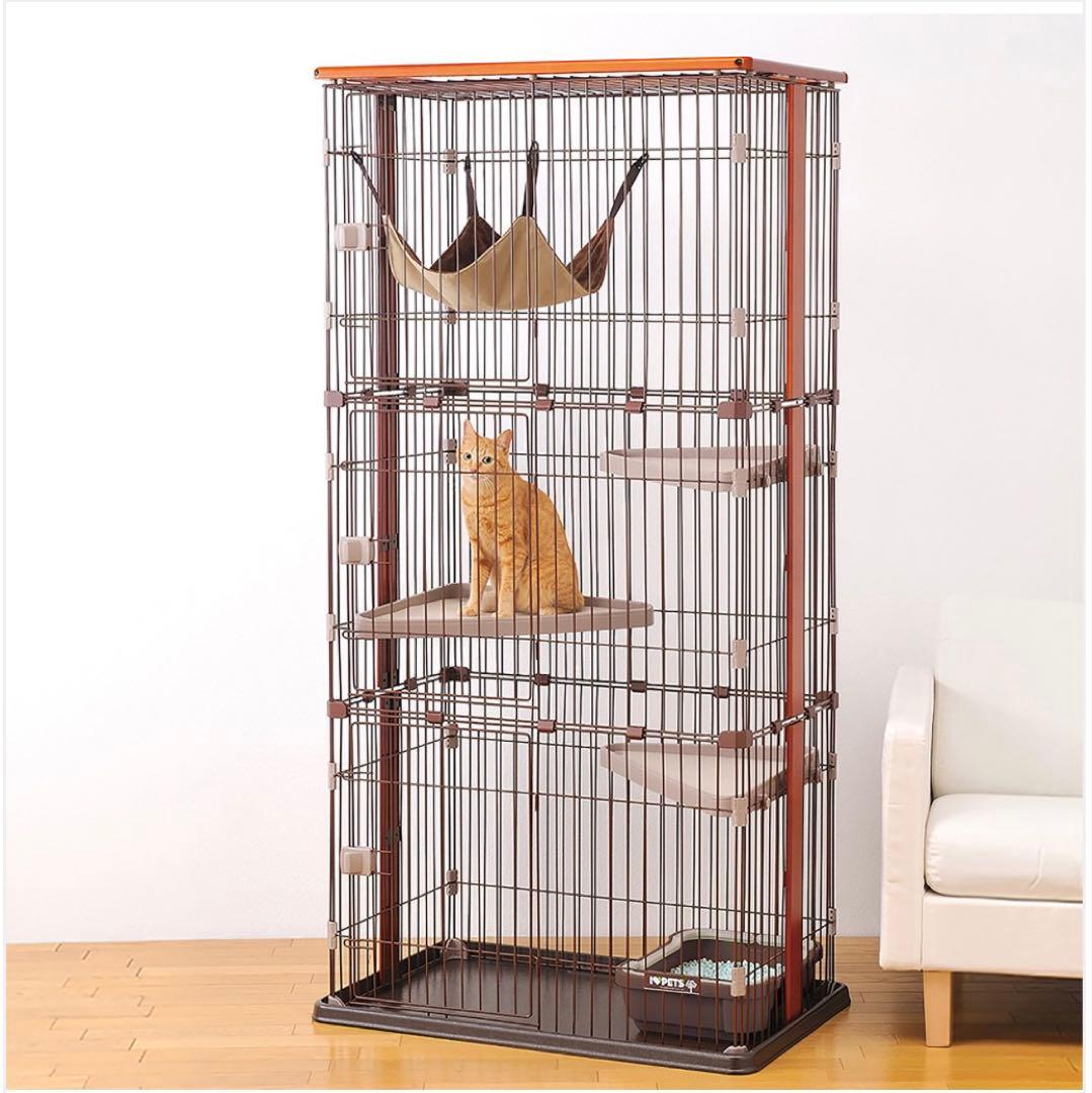 猫ケージ（キャットケージ）3段タイプ　ボンビアルコン