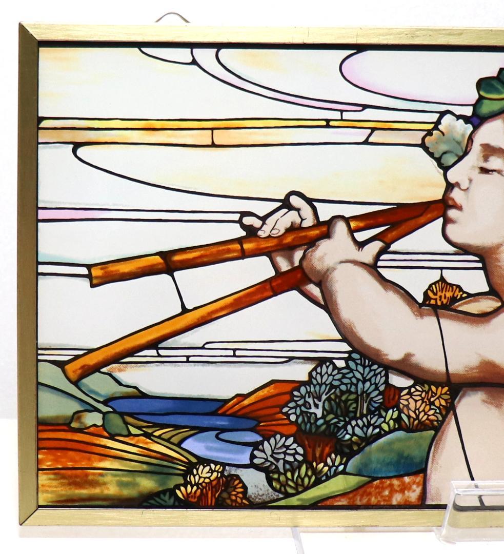 天使たちの美しい演奏 ヴィンテージ ステンドグラス ティファニー スタジオ