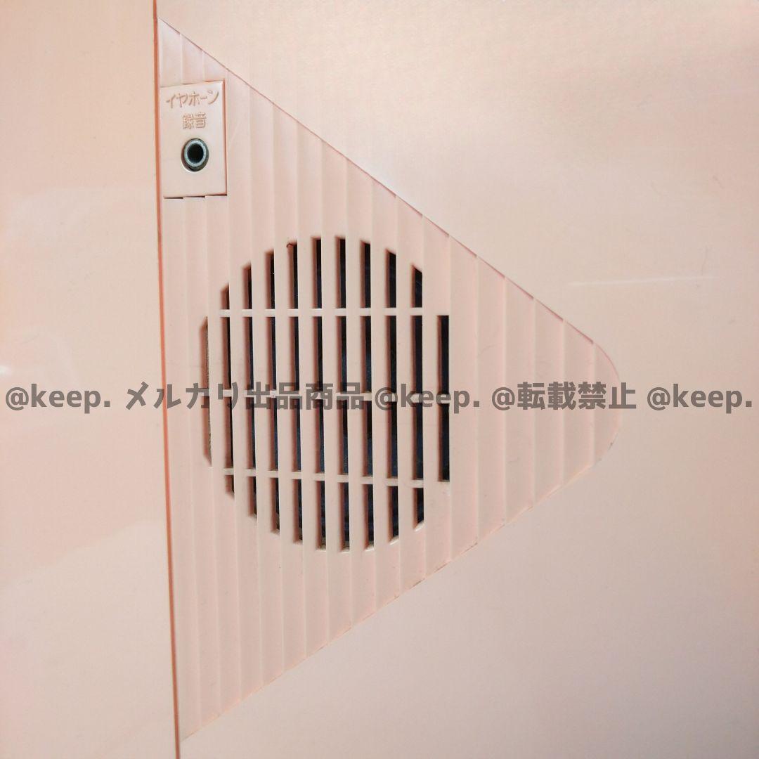 動作確認〇 TOSHIBA 東芝 ブラウン管 カラー テレビ ピンク 10インチ