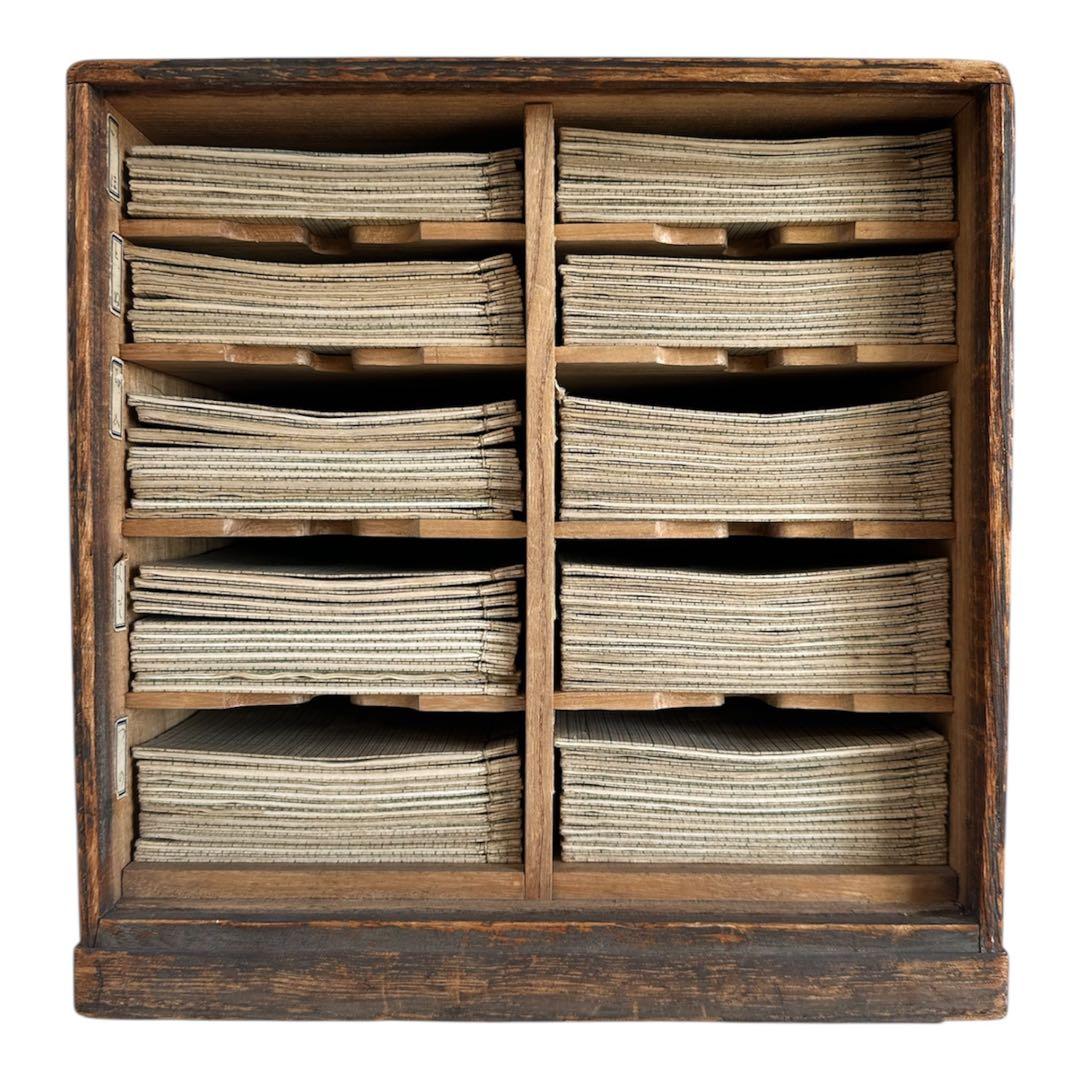 観世流 改定 謡本 101冊 大量 まとめ 木箱 木棚 能楽 昭和 古書 和書