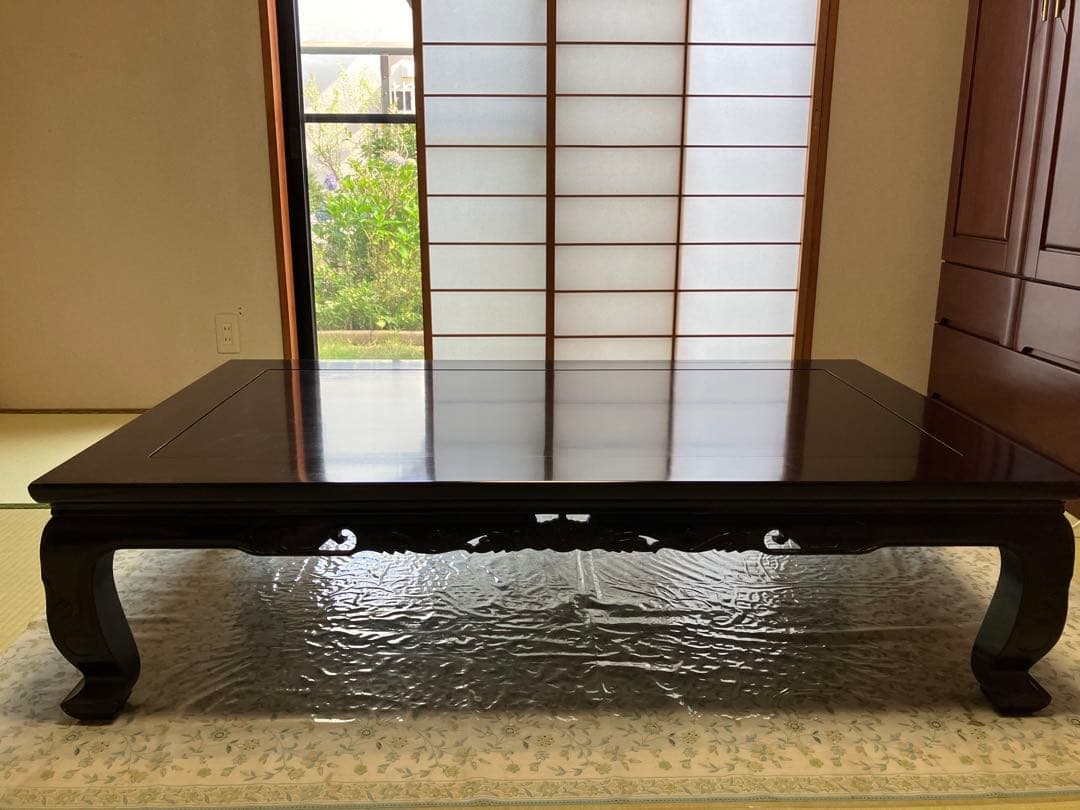 高級黒檀座卓