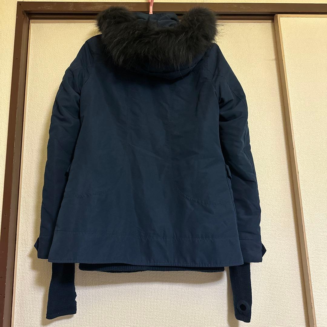 ネイビー ファー付きモッズコート N3B ハーフコート