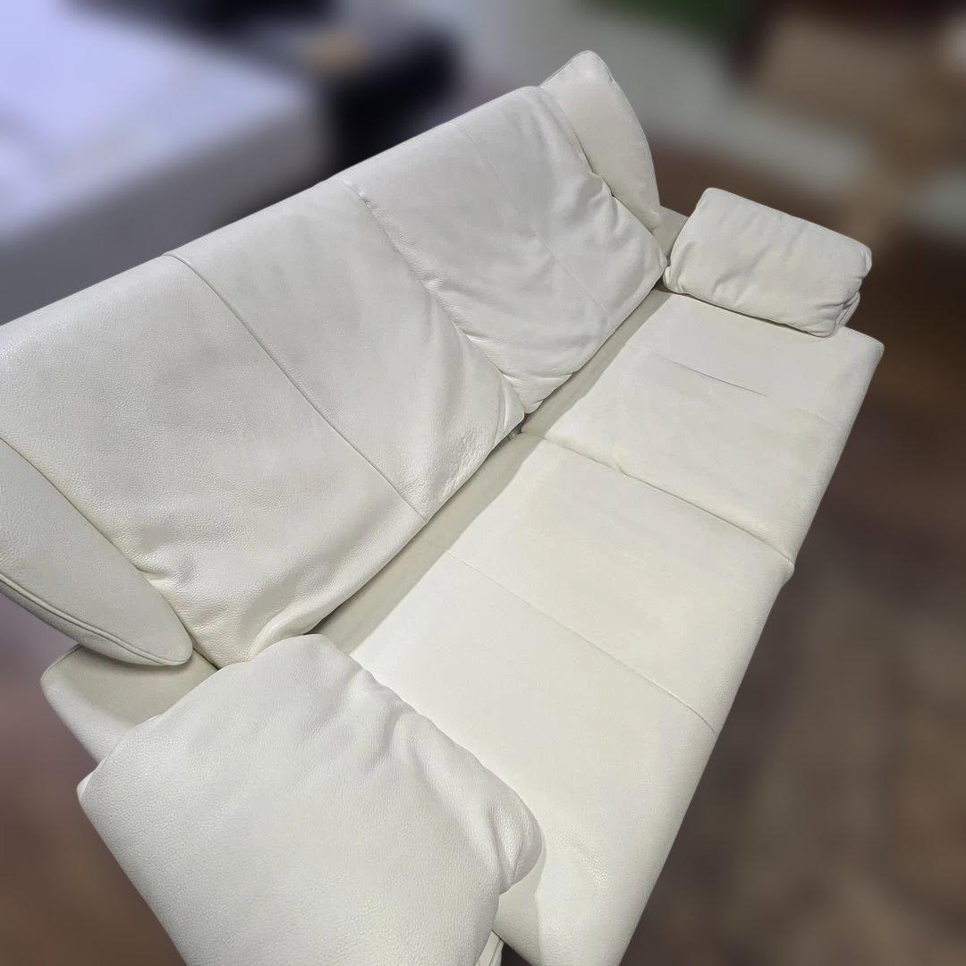 ドイツ エルポ アトランタ 総革 2人掛けワイドソファ リクライニングソファ