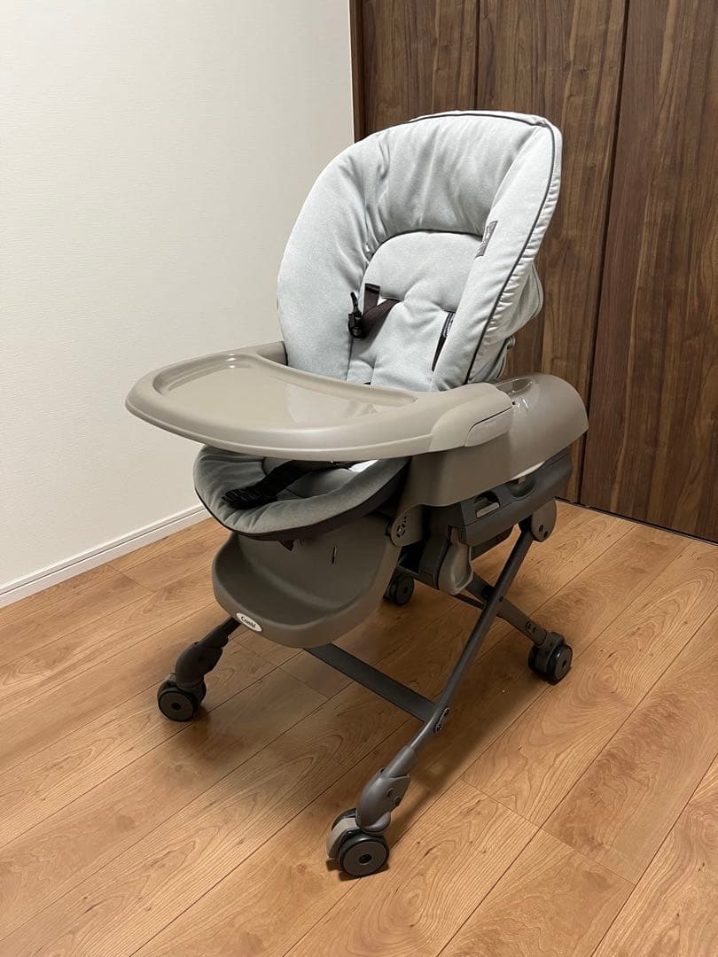 コンビ 美品 電動 ハイローチェア ネムリラ AUTO SWING グレー