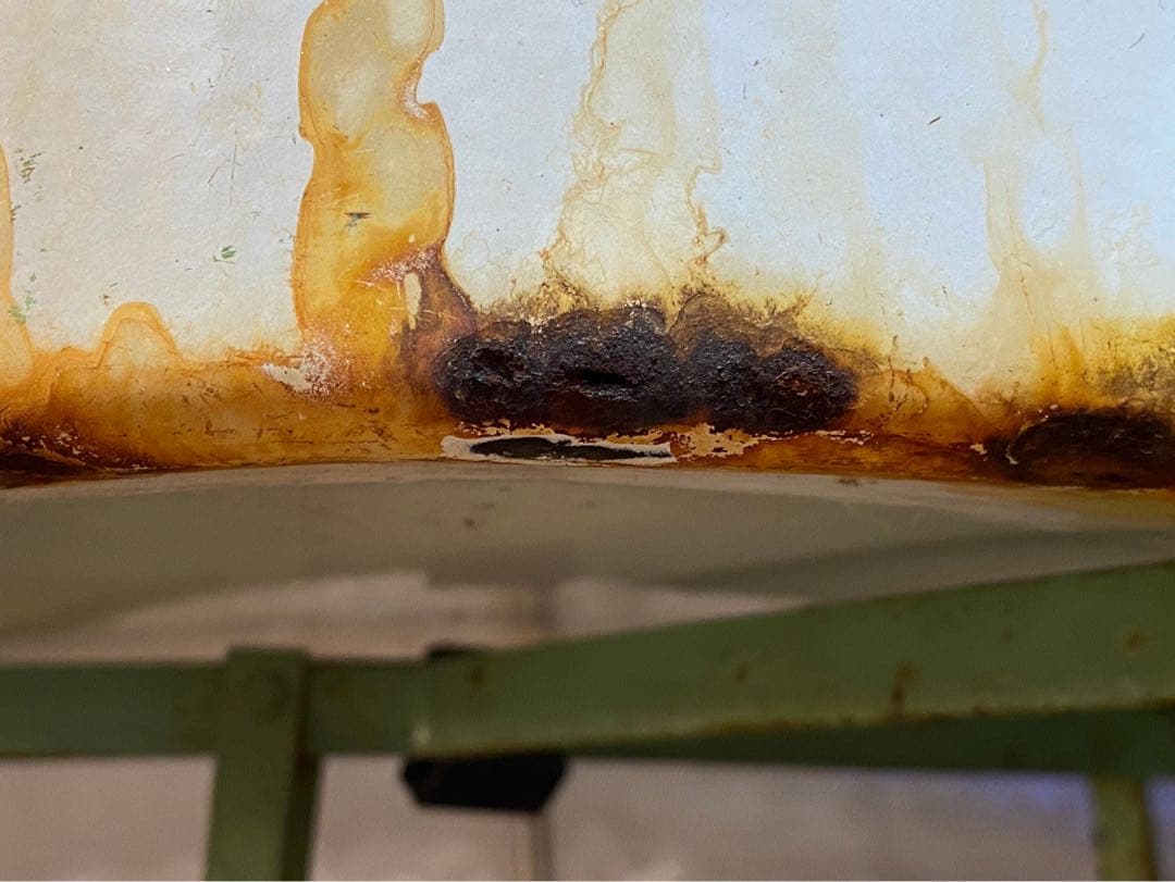 希少 ホーロー缶 ゴミ箱 ガーデン アンティーク ビンテージ 昭和レトロ 当時物