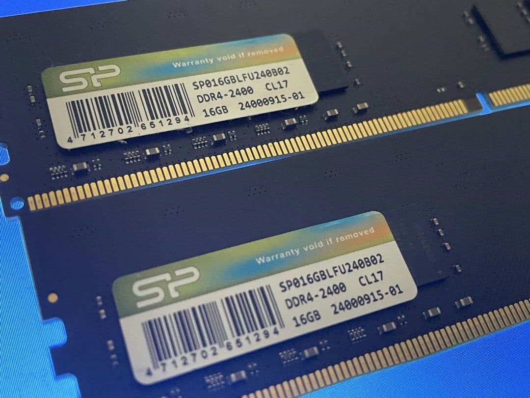 SP DDR4 2400 16GB ×2 計 32GB